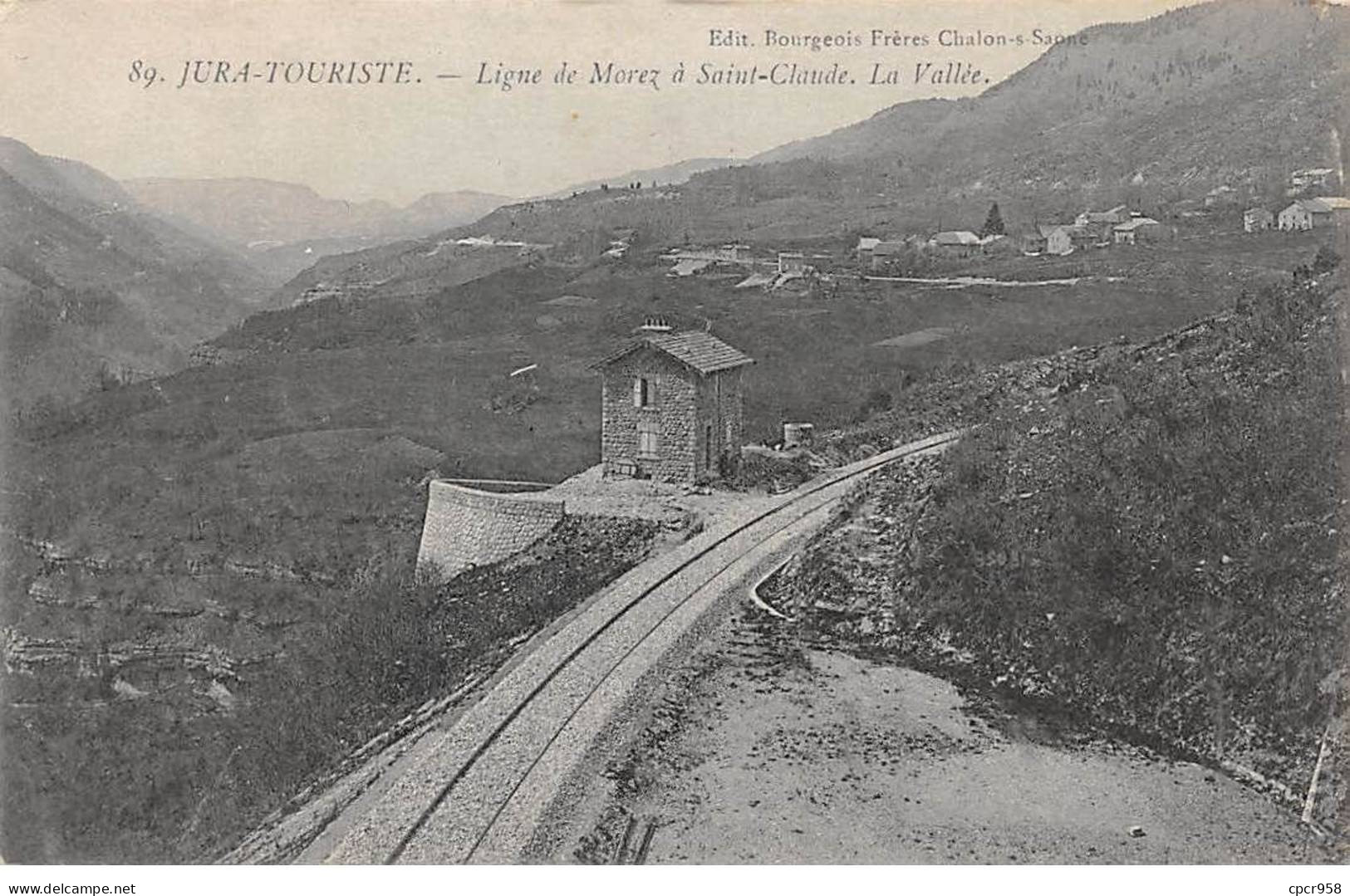 39 - MOREZ - SAN34081 - Ligne De Morez à Saint Claude - La Vallée - Morez