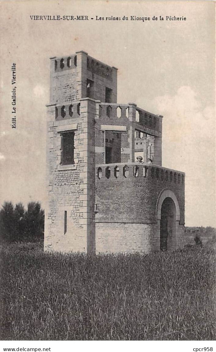 14.AM18163.Villerville Sur Mer.Les Ruines Du Kiosque De La Pêcherie - Villerville