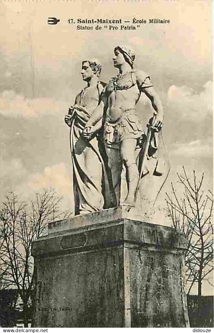 79 - Saint Maixent - Ecole Militaire - Statue De Pro Patria - Carte Neuve - CPA - Voir Scans Recto-Verso - Saint Maixent L'Ecole