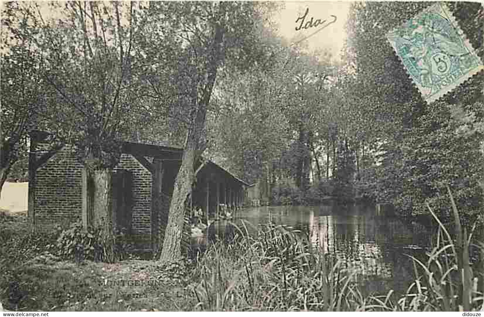 91 - Montgeron - Lavoir - Animé - CPA - Voir Scans Recto-Verso - Montgeron