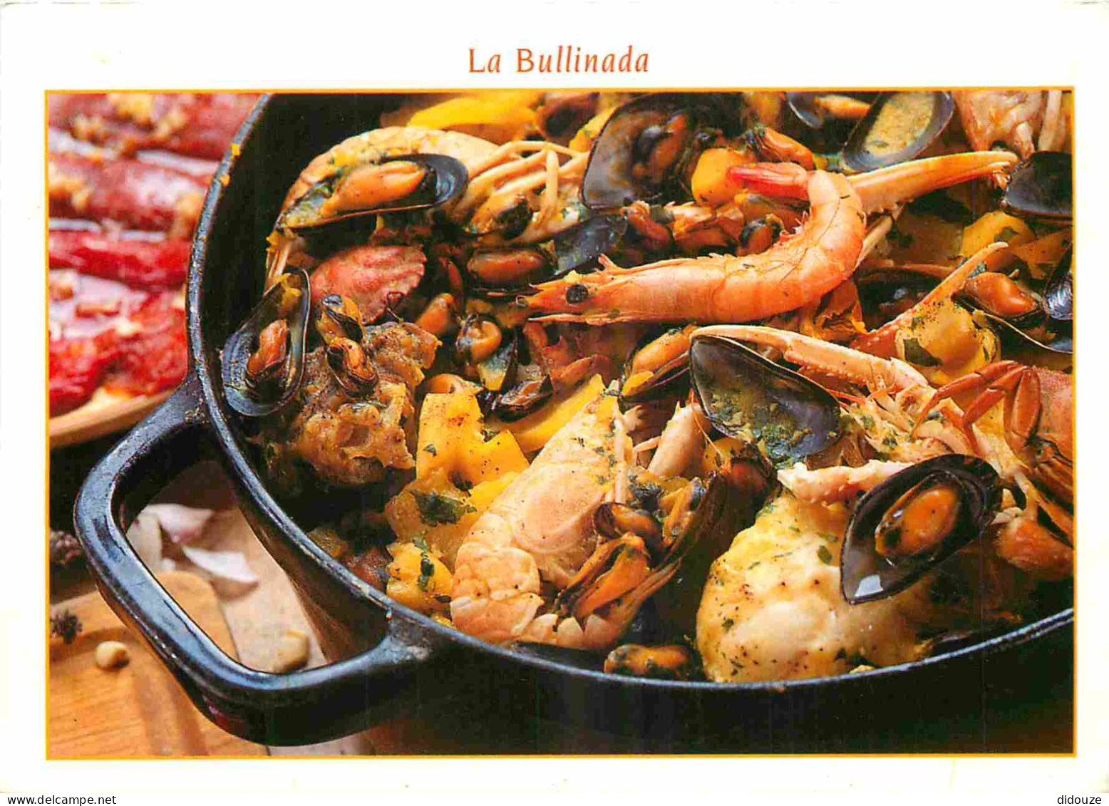 Recettes De Cuisine - La Bullinada - Gastronomie - CPM - Carte Neuve - Voir Scans Recto-Verso - Ricette Di Cucina