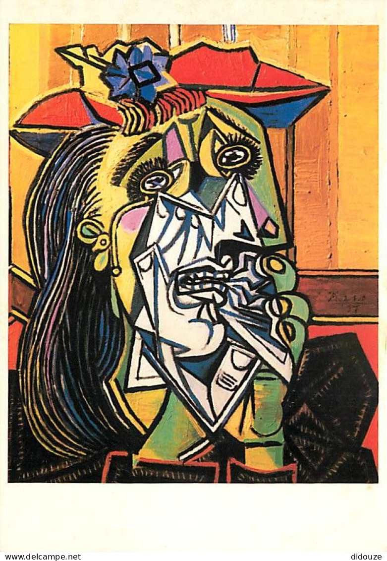 Art - Peinture - Pablo Picasso - Femme En Pleurs, 1937 - Carte Neuve - CPM - Voir Scans Recto-Verso - Pintura & Cuadros