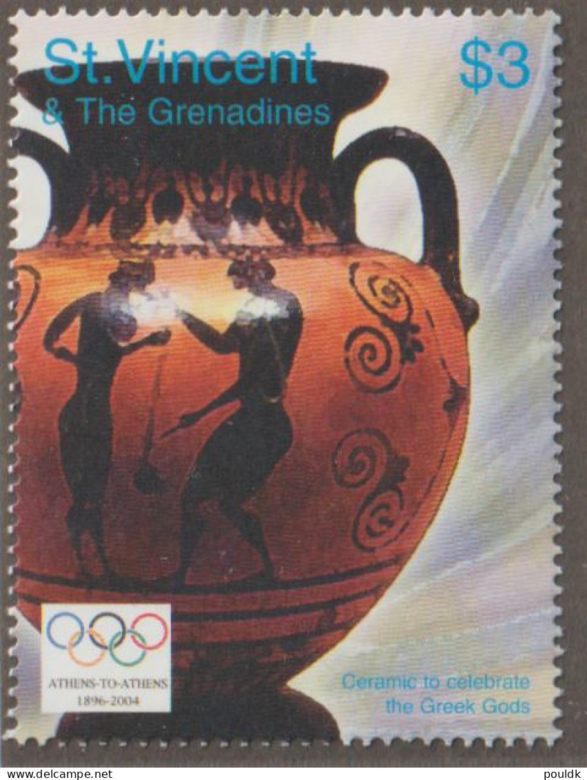 St. Vincent & The Grenadines 2004 Olympic Games Athens Four Stamps MNH/**. Postal Weight Approx. 0,04 Kg. Please - Estate 2004: Atene