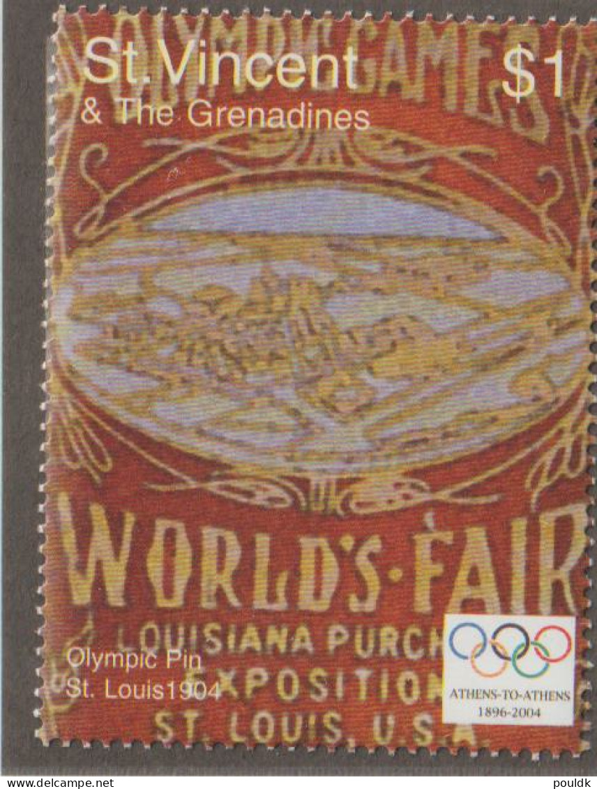 St. Vincent & The Grenadines 2004 Olympic Games Athens Four Stamps MNH/**. Postal Weight Approx. 0,04 Kg. Please - Zomer 2004: Athene