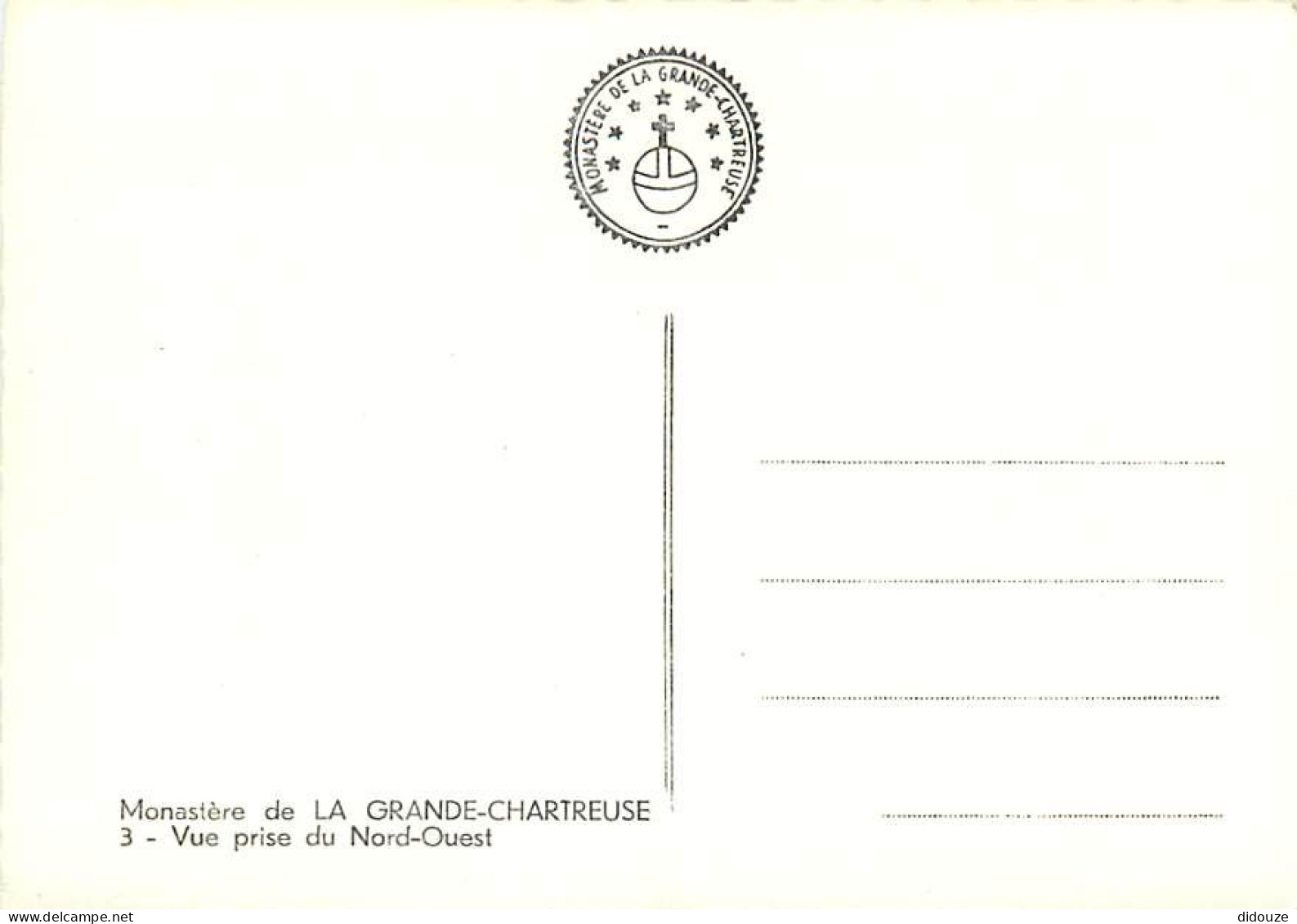 38 - La Grande Chartreuse - Monastère De La Grande Chartreuse - Vue Prise Du Nord-Ouest - Vue Générale Aérienne - Carte  - Chartreuse