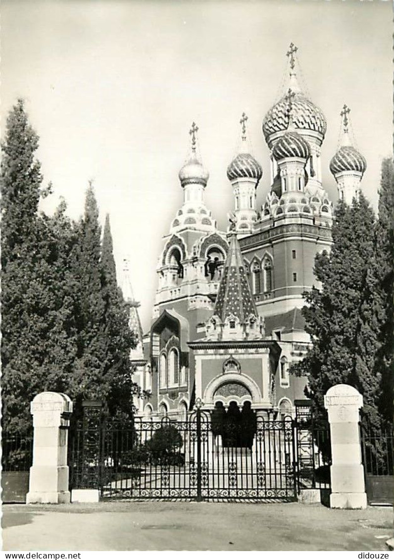 06 - Nice - L'Eglise Orthodoxe Russe - Mention Photographie Véritable - Carte Dentelée - CPSM Grand Format - Carte Neuve - Monuments