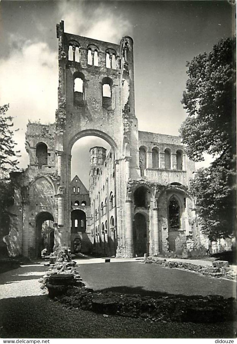 76 - Jumièges - Les Ruines De L'Abbaye - Nef De L'Eglise Notre-Dame Vue De L'Est - Mention Photographie Véritable - CPSM - Jumieges