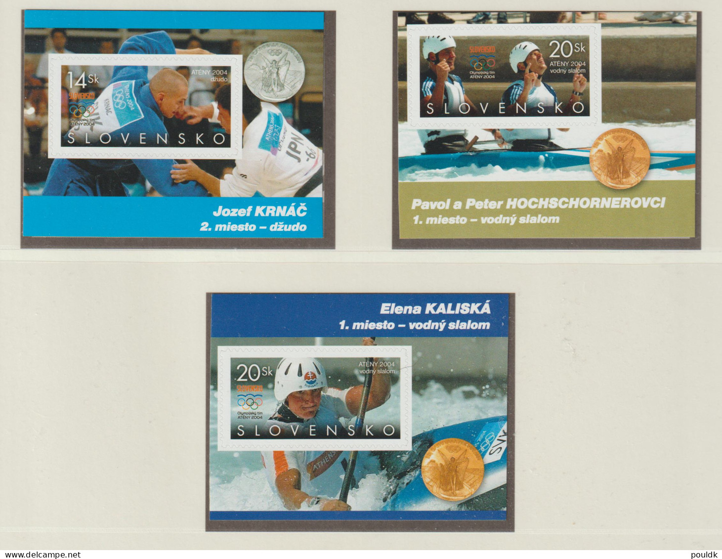 Slovakia 2004 Olympic Games Athens Six Pages From Booklet MNH/**. Postal Weight Approx. 0,09 Kg. Please Read - Estate 2004: Atene