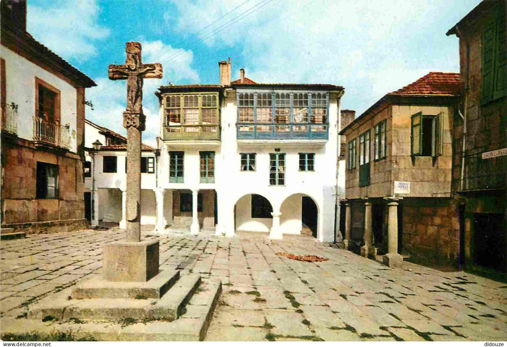 Espagne - Espana - Galicia - Pontevedra - Plaza De La Lena - Place De La Lena - CPM - Voir Scans Recto-Verso - Pontevedra