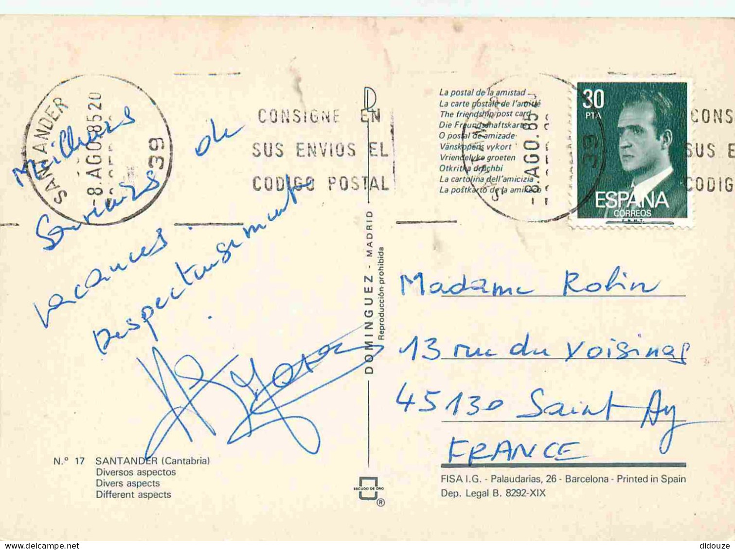 Espagne - Espana - Cantabria - Santander - Multivues - CPM - Voir Scans Recto-Verso - Cantabrië (Santander)