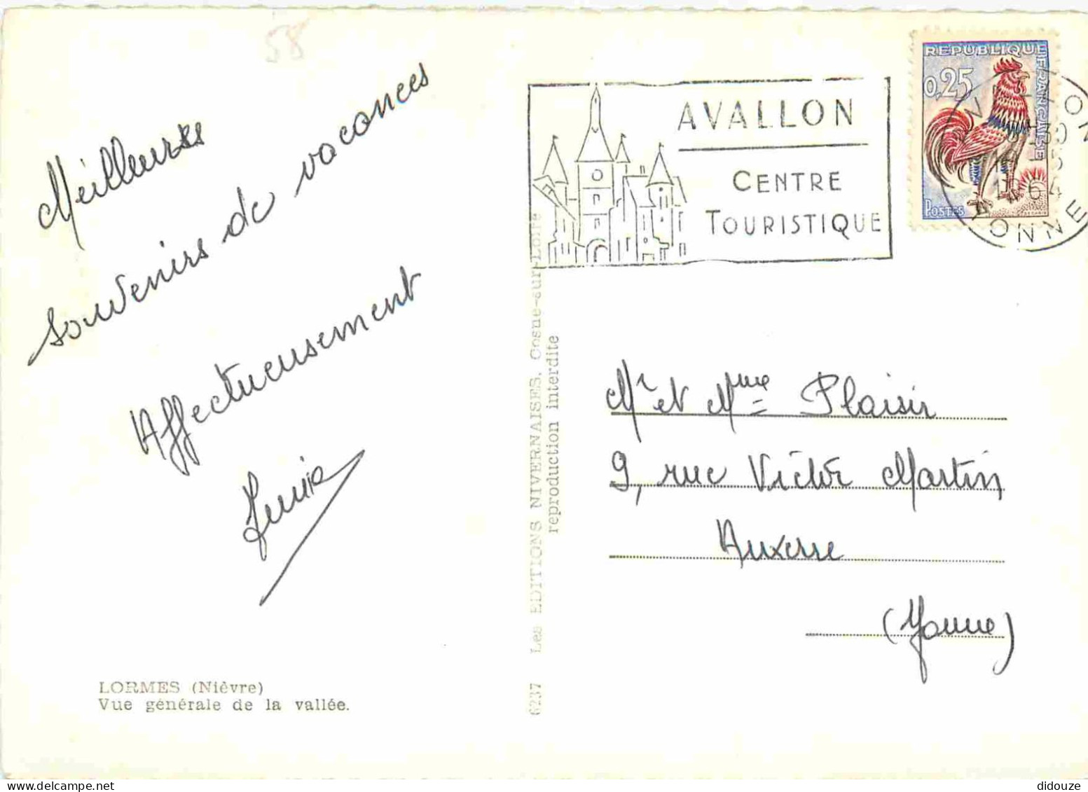 58 - Lormes - Vue Générale De La Vallée - Carte Dentelée - CPSM Grand Format - Voir Scans Recto-Verso - Lormes