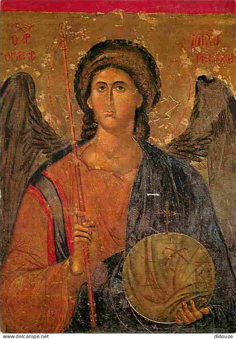 Art - Peinture Religieuse - Erzengel Michael - Archange Michael - Icone Byzantine - Athen - Byzantinisches Museum - CPM  - Gemälde, Glasmalereien & Statuen