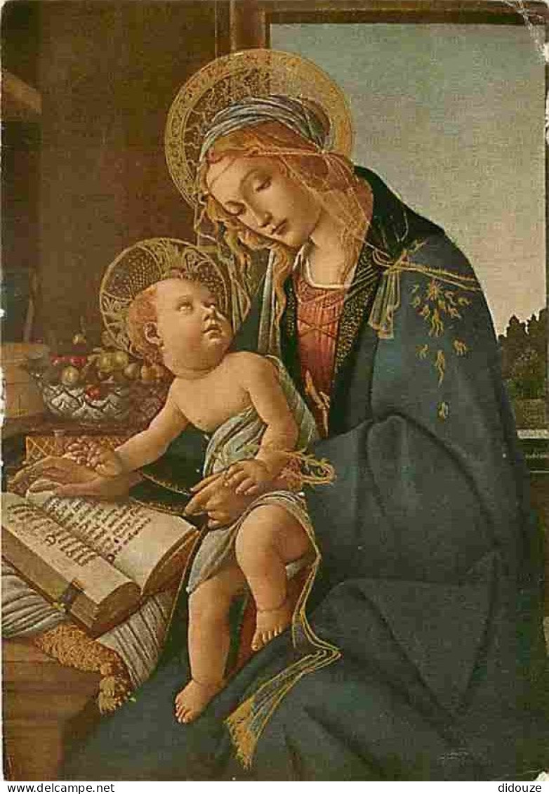 Art - Peinture Religieuse - Sandro Botticelli - La Vierge Et L'Enfant - Ecole Florentine - Musée Poldi-Pezzoli De Milan  - Gemälde, Glasmalereien & Statuen