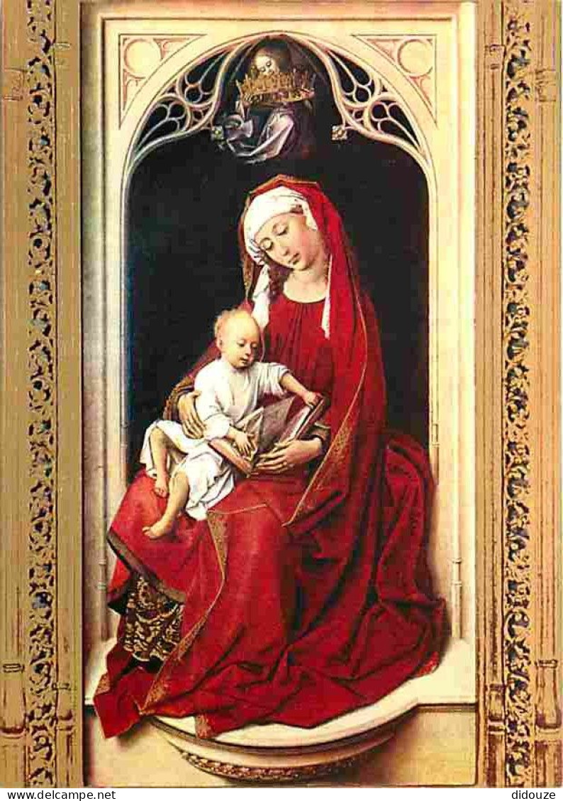 Art - Peinture Religieuse - Roger Van Der Weyden - La Vierge De La Bible - CPM - Voir Scans Recto-Verso - Gemälde, Glasmalereien & Statuen