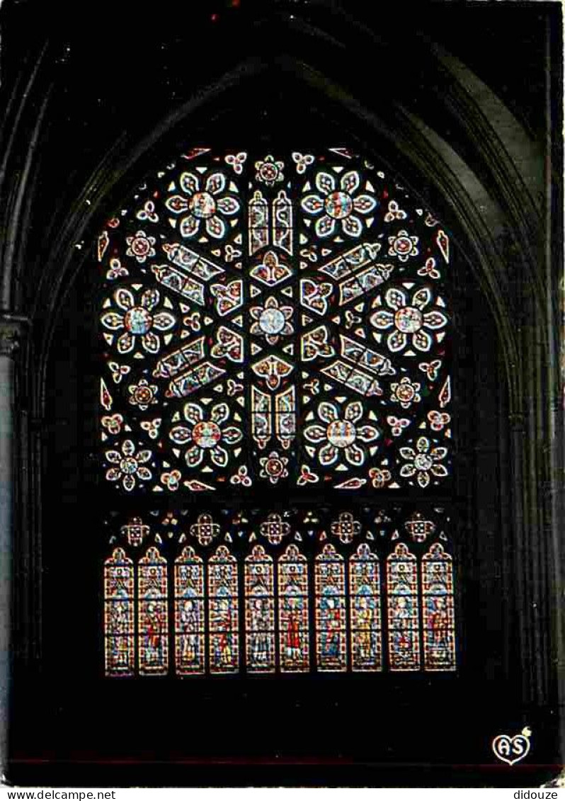 Art - Vitraux Religieux - Cathédrale De Sees - Rosace Nord - CPM - Voir Scans Recto-Verso - Gemälde, Glasmalereien & Statuen