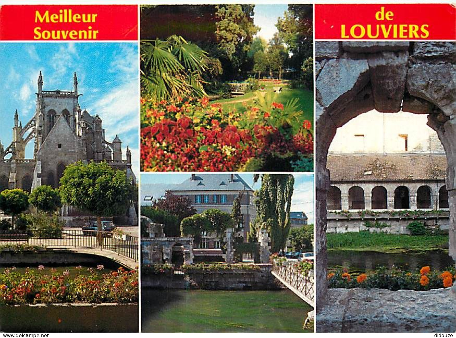 27 - Louviers - Multivues - Fleurs - CPM - Voir Scans Recto-Verso - Louviers