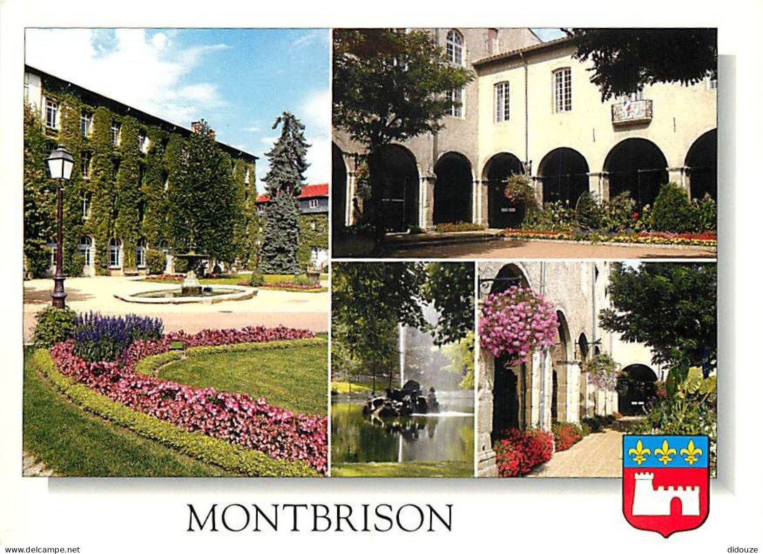 42 - Montbrison - Multivues - Fleurs - Blasons - CPM - Voir Scans Recto-Verso - Montbrison