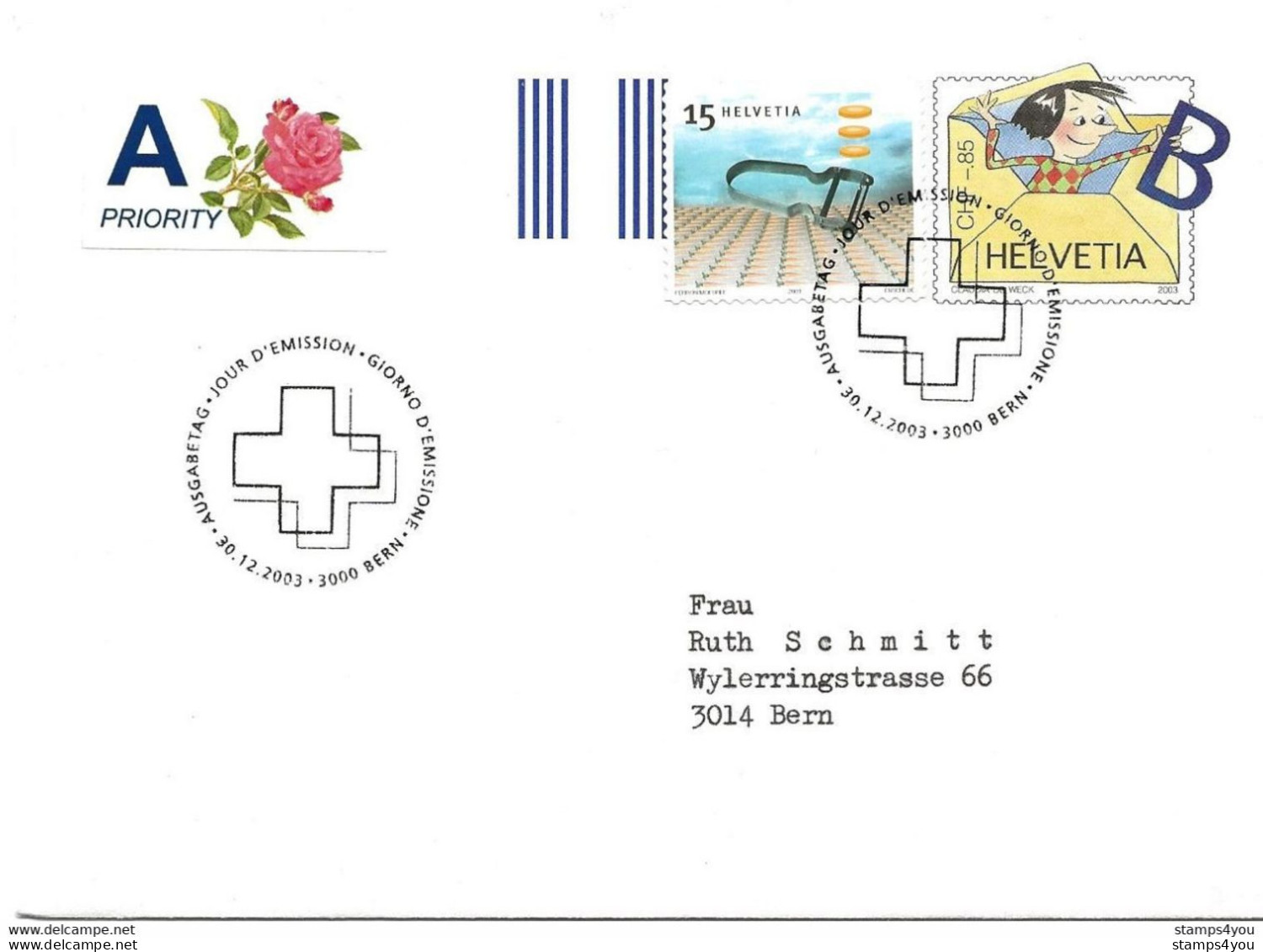 413 - 61 -  Entier Postal Avec Affranchissement Complémentaire - Oblit Spéciale 2003 - Stamped Stationery