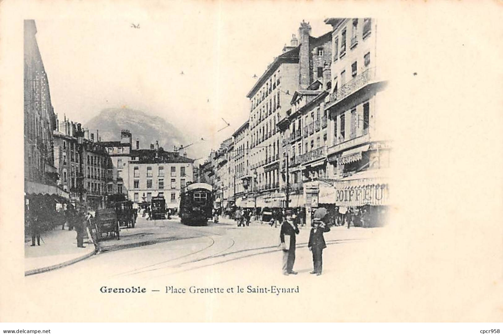 38 - GRENOBLE - SAN34467 - Place Grenette Et Le Saint Eynard - Grenoble