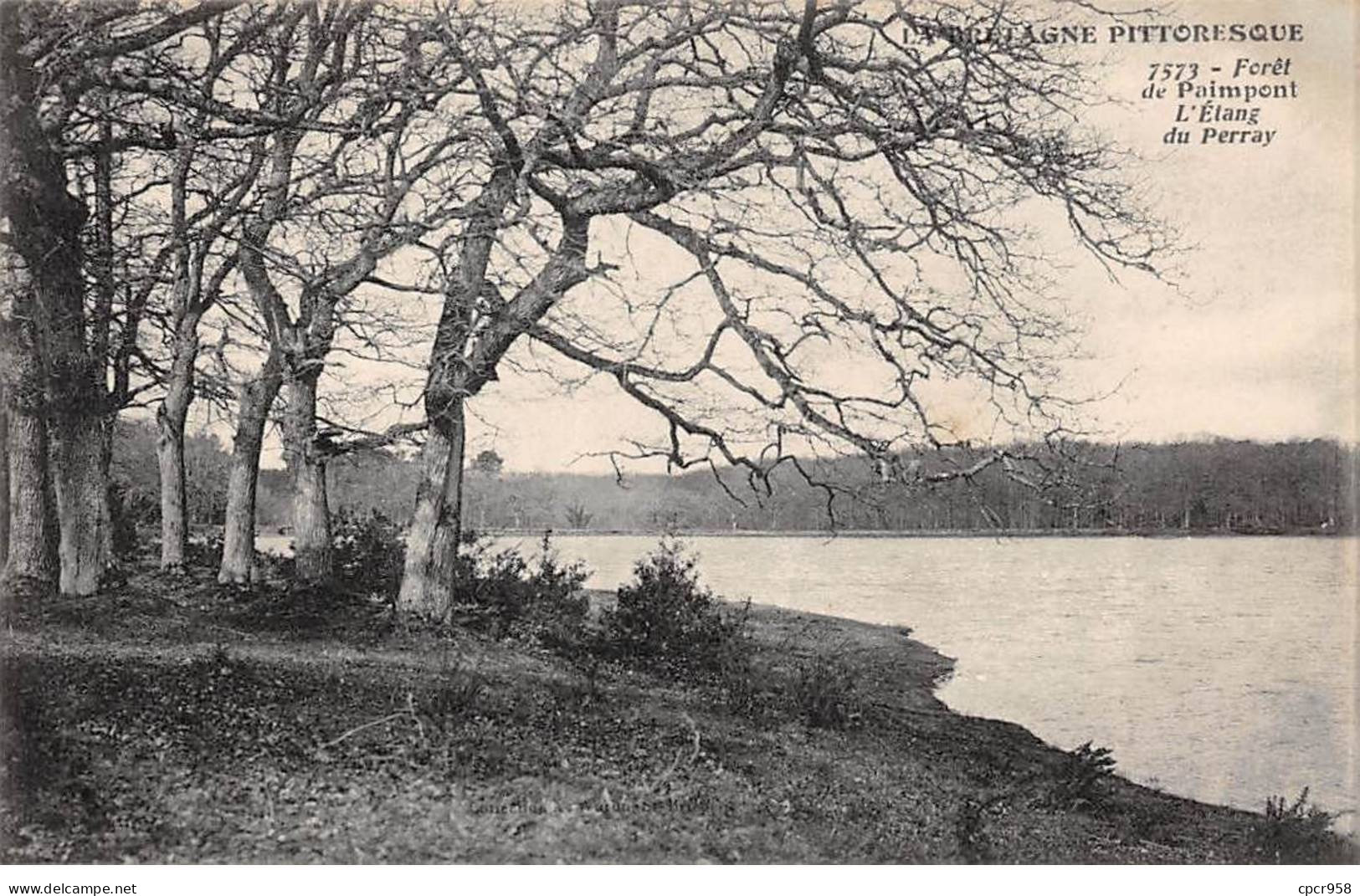 35 - PAIMPONT - SAN34428 - La Forêt - Etang De Paimpont - L'Etang Du Perray - Paimpont