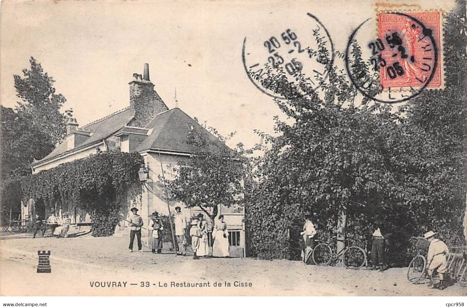 37 - VOUVRAY - SAN34451 - Le Restaurant De La Cisse - Vouvray