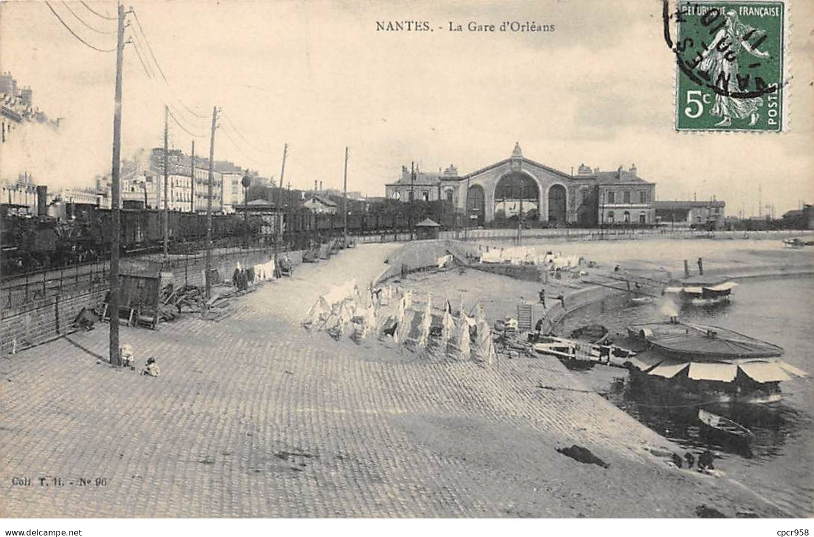 44.AM18582.Nantes.La Gare D'Orléans.Train - Nantes