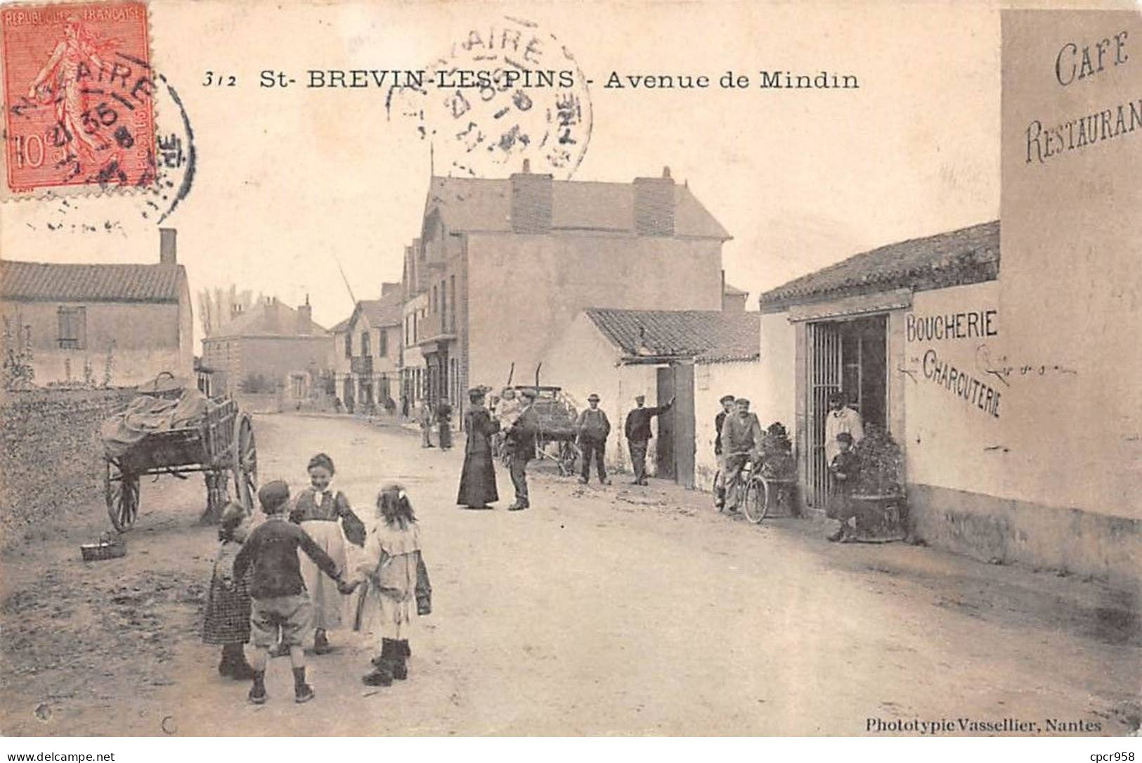 44.AM18589.St Brevin Les Pins.N°312.Avenue De Mindin - Saint-Brevin-les-Pins
