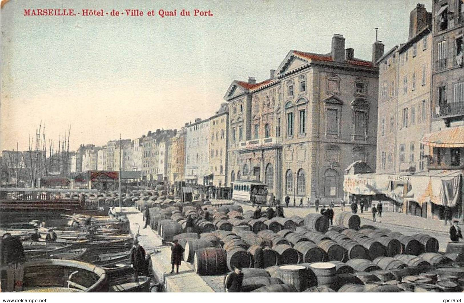 13 - MARSEILLE - SAN35393 - Hôtel De Ville Et Quai Du Port - Vieux Port, Saint Victor, Le Panier