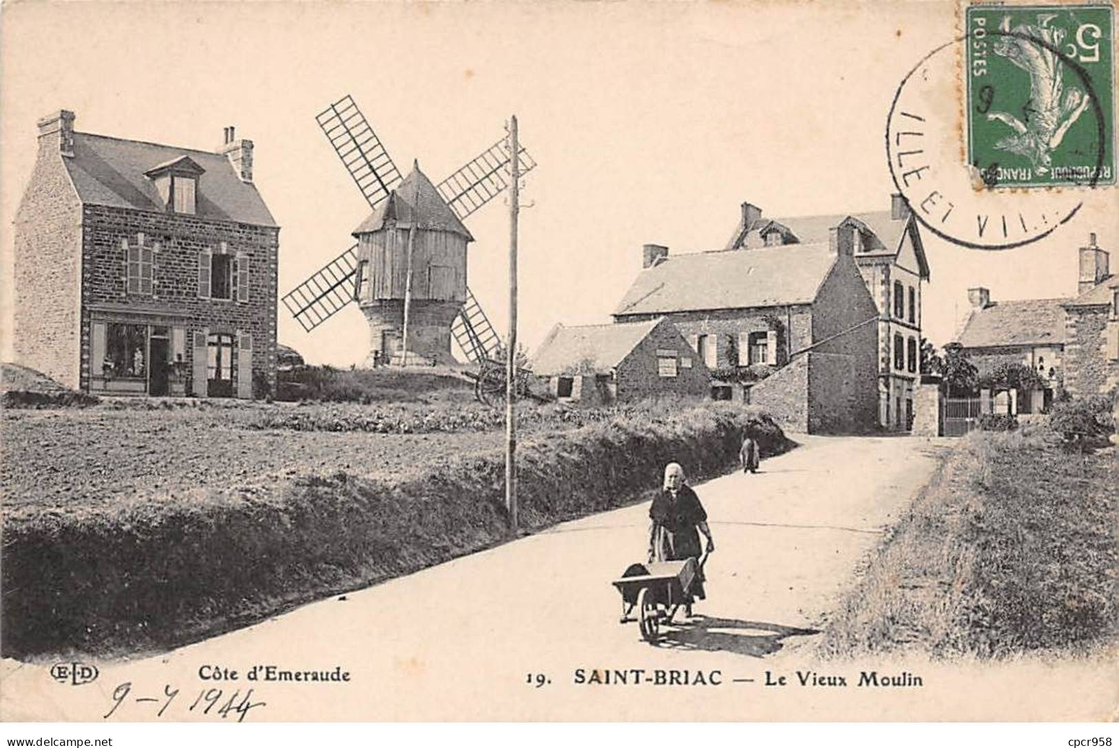 35.AM18504.Saint Briac.N°19.Le Vieux Moulin - Saint-Briac