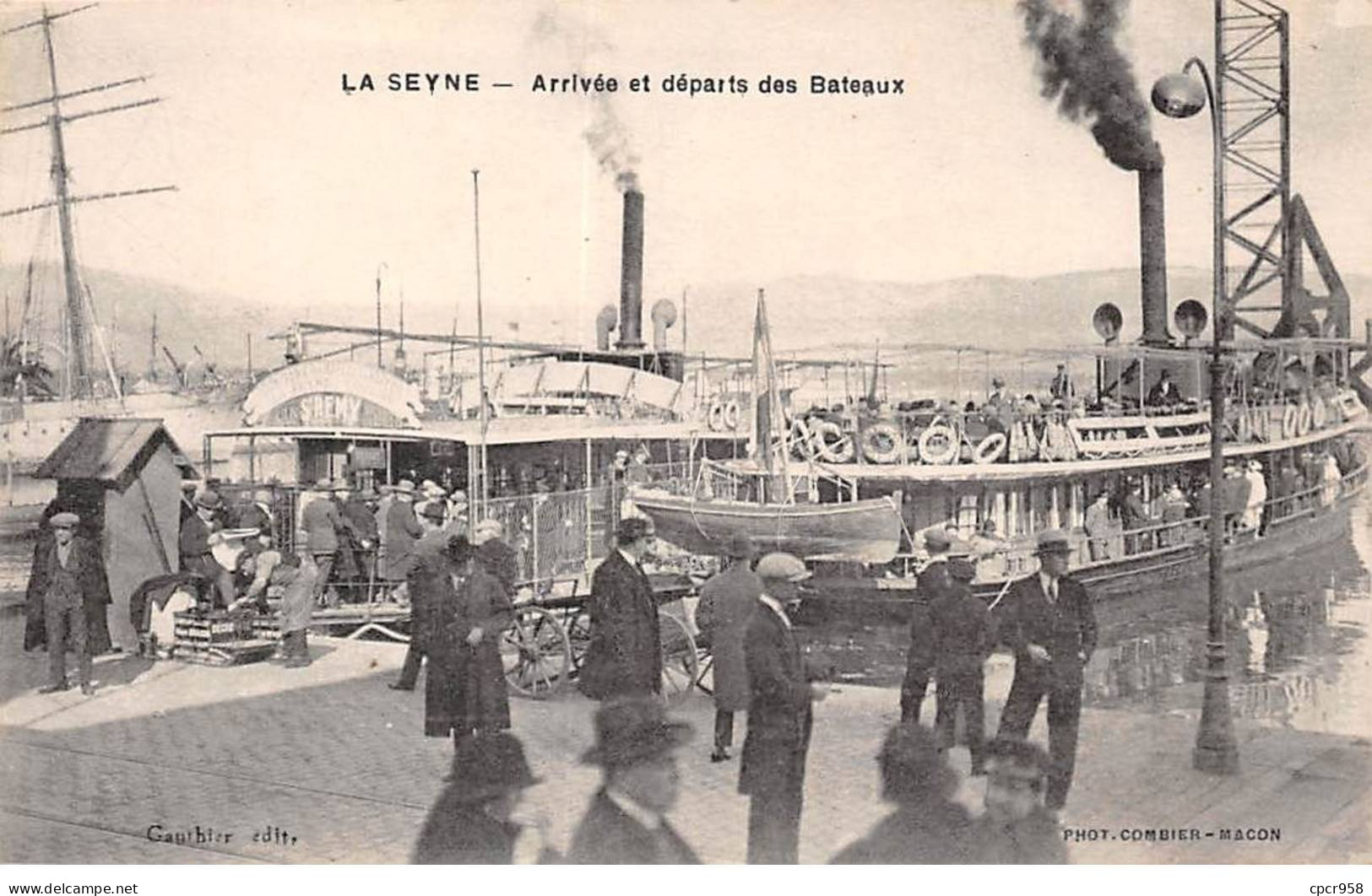 83 - LA SEYNE - SAN35216 - Arrivée Et Départs Des Bateaux - La Seyne-sur-Mer