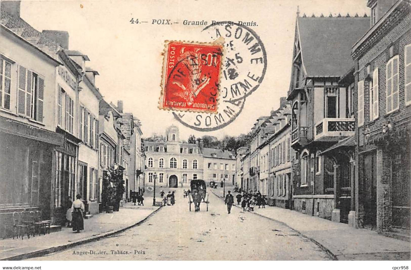 80 - POIX - SAN35194 - Grande Rue St Denis - Poix-de-Picardie