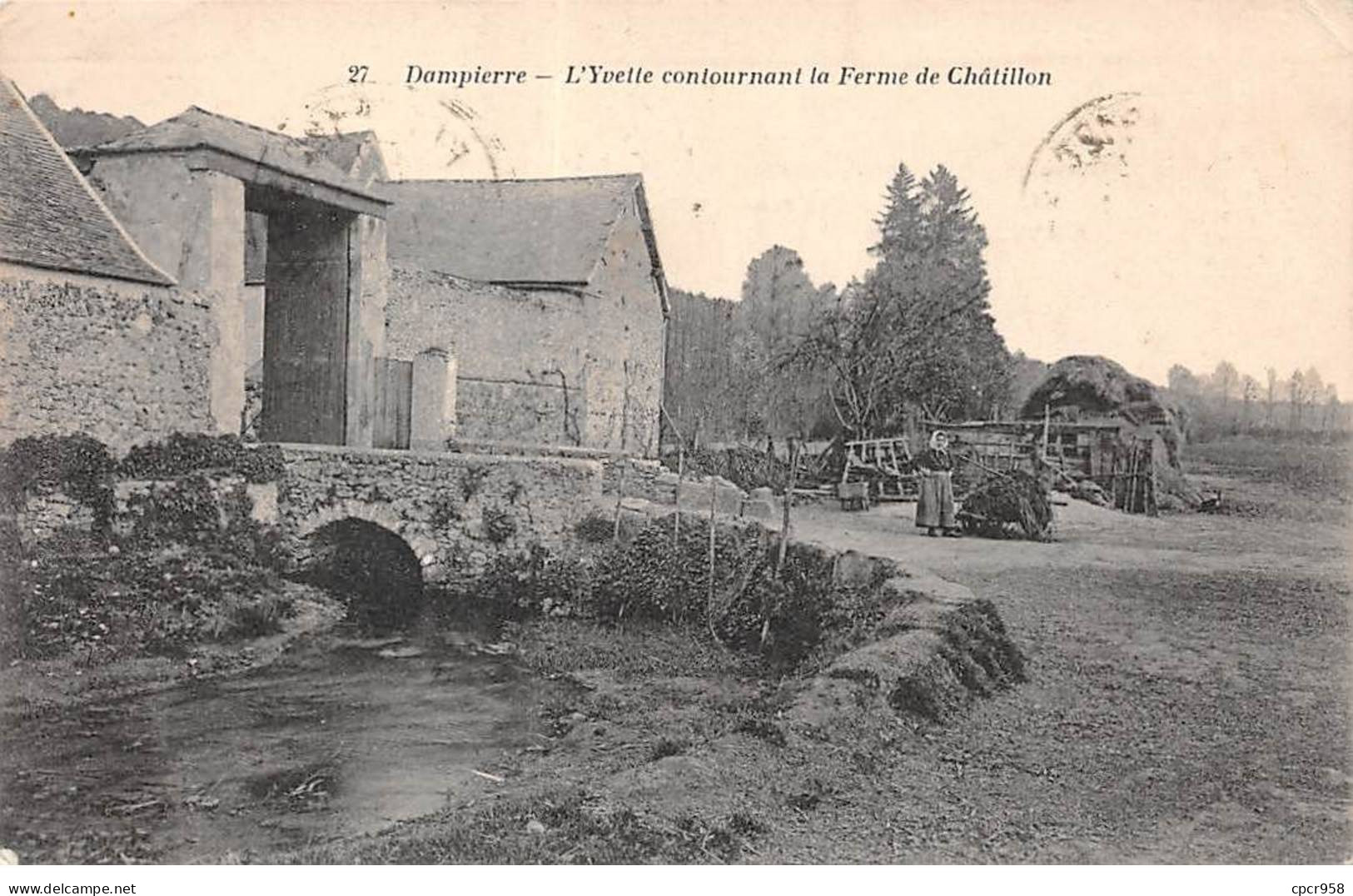 78 - DAMPIERRE - SAN35155 - L'Yvette Contournant Le Ferme De Châtillon - Dampierre En Yvelines