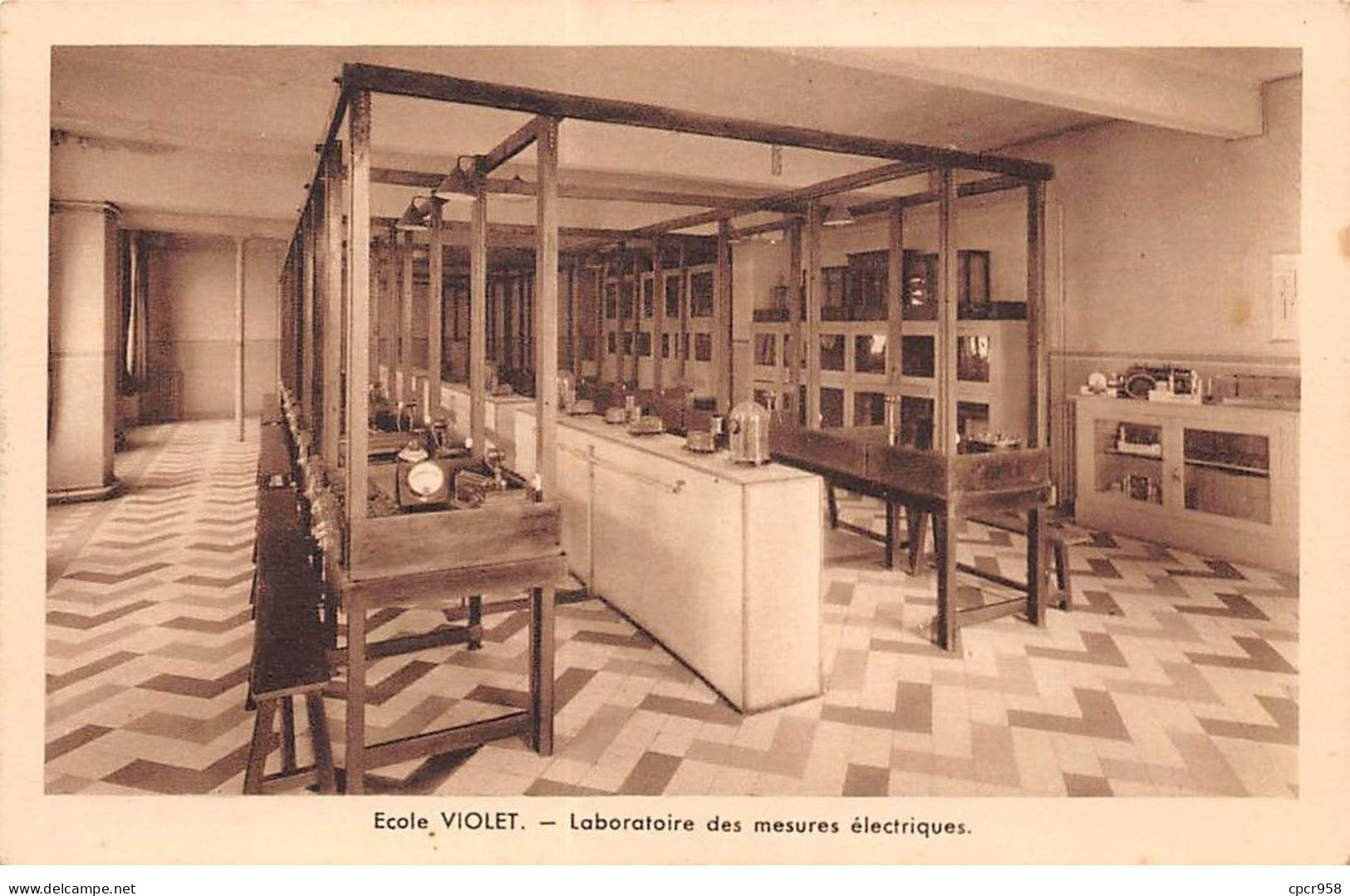 75015 - PARIS - SAN35054 - Ecole Violet - Ecole D'Electricité Et De Mécanique Industrielles - Laboratoire - Paris (15)