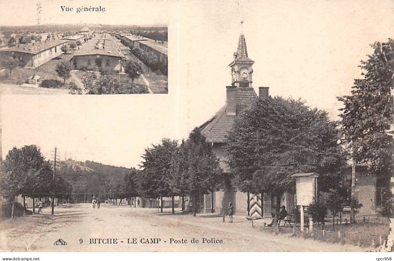 57 - BITCHE - SAN34686 - Le Camp - Poste De Police - Bitche