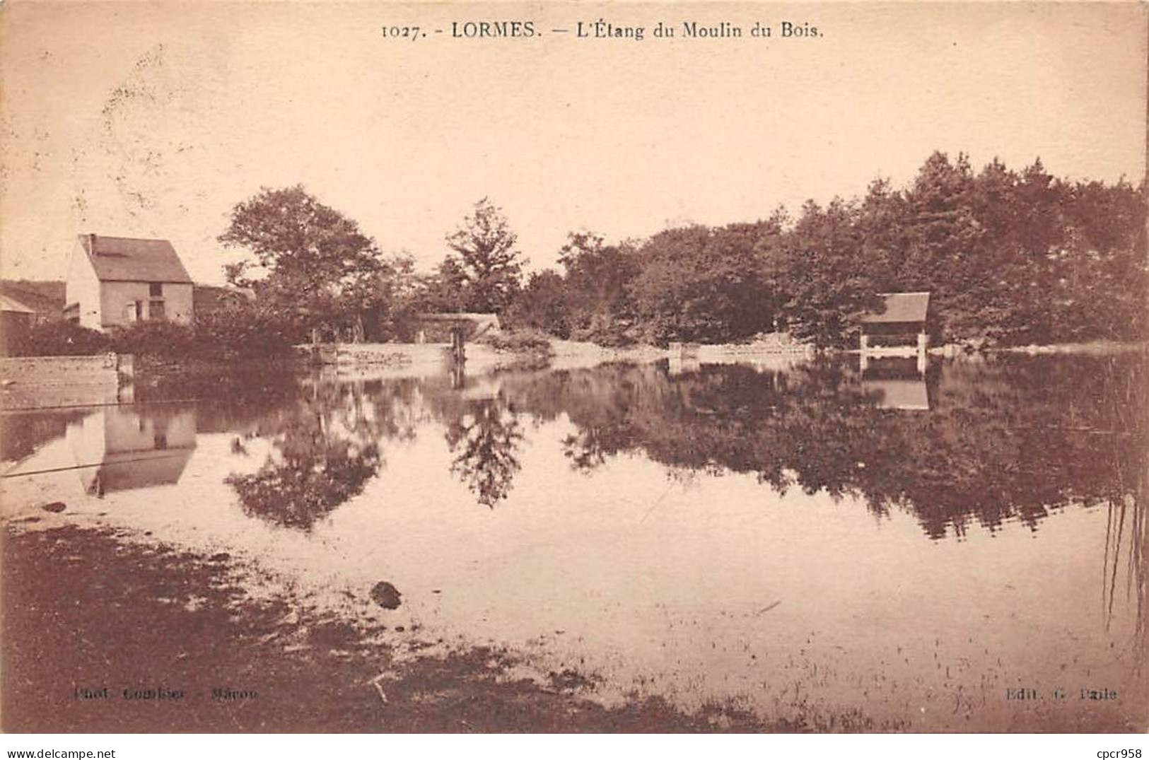 58.AM18759.Lormes.N°1027.Etang Du Moulin Du Bois - Lormes