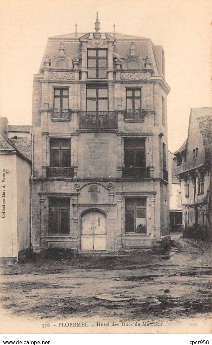 56.AM18737.Ploermel.N°358.Hôtel Des Ducs De Mercoeur - Ploërmel