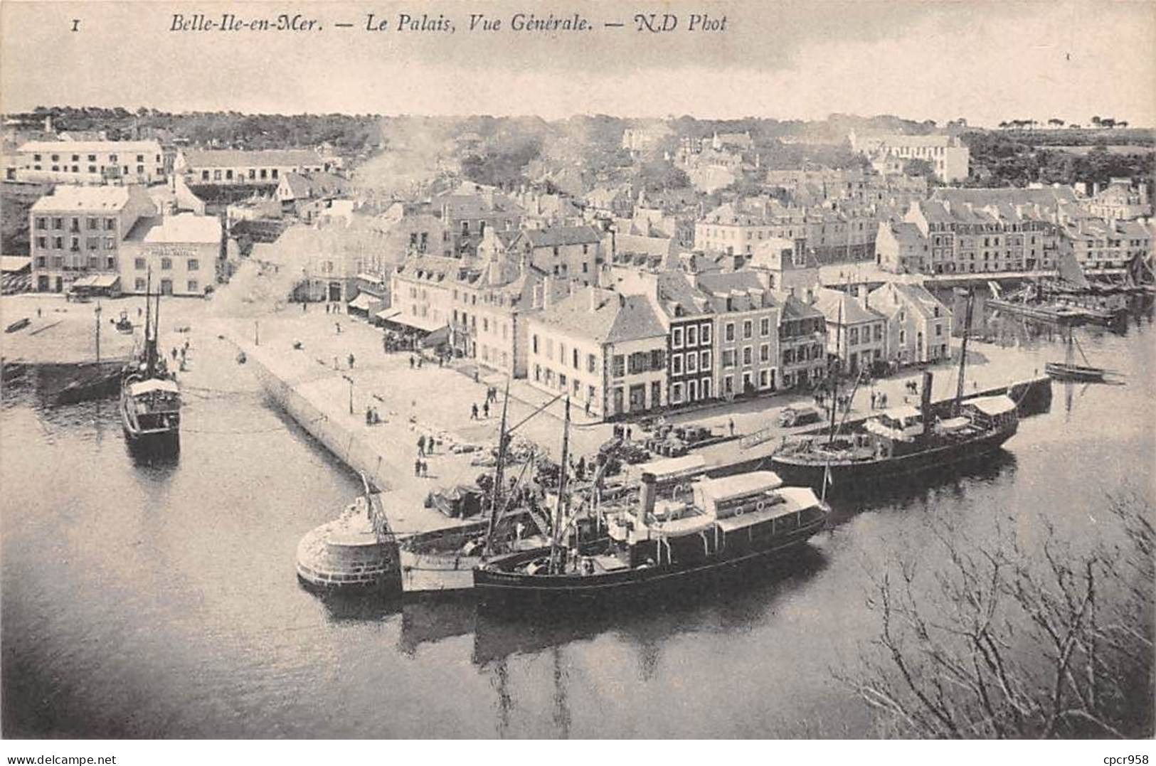 56.AM18722.Belle Ile En Mer.N°1.Le Palais, Vue Générale - Belle Ile En Mer