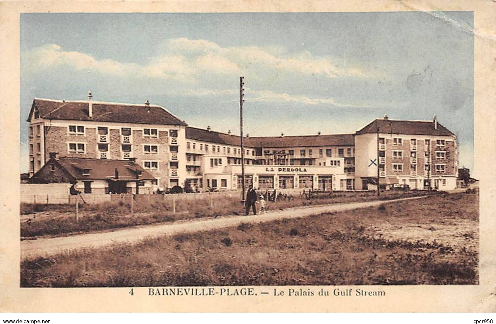 50.AM18663.Barneville.N°4.Plage.Le Palais Du Gulf Stream.Etat - Barneville
