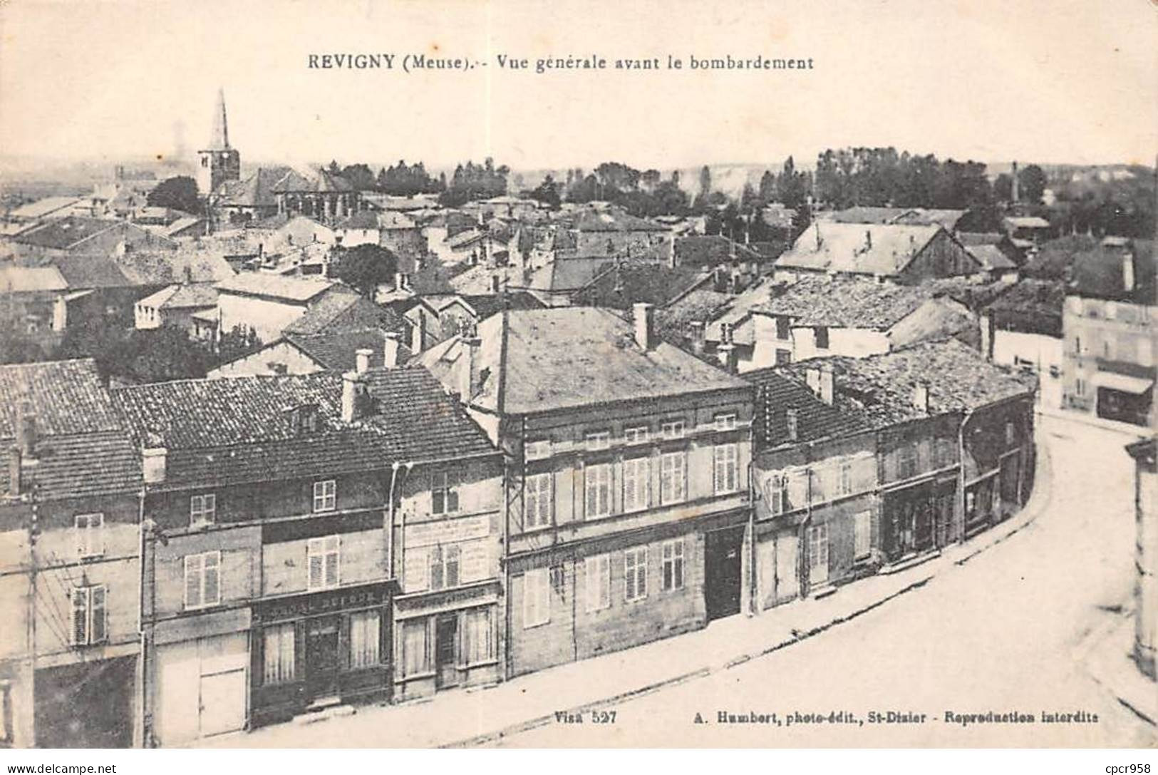 55 - REVIGNY - SAN35704 - Vue Générale Avant Le Bombardement - Revigny Sur Ornain