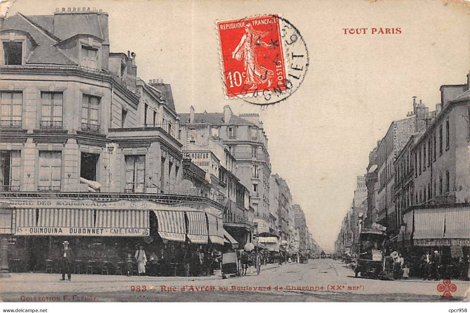 75020 - PARIS - SAN35778 - Rue D'Avron Au Boulevard De Charonne - Distrito: 20