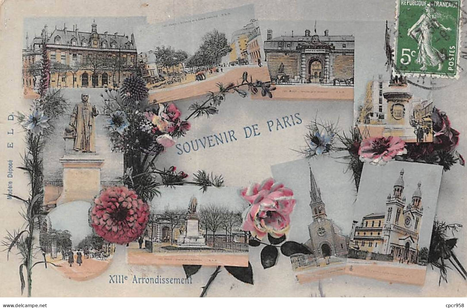 75013 - PARIS - SAN35774 - Souvenir De Paris - Arrondissement: 13