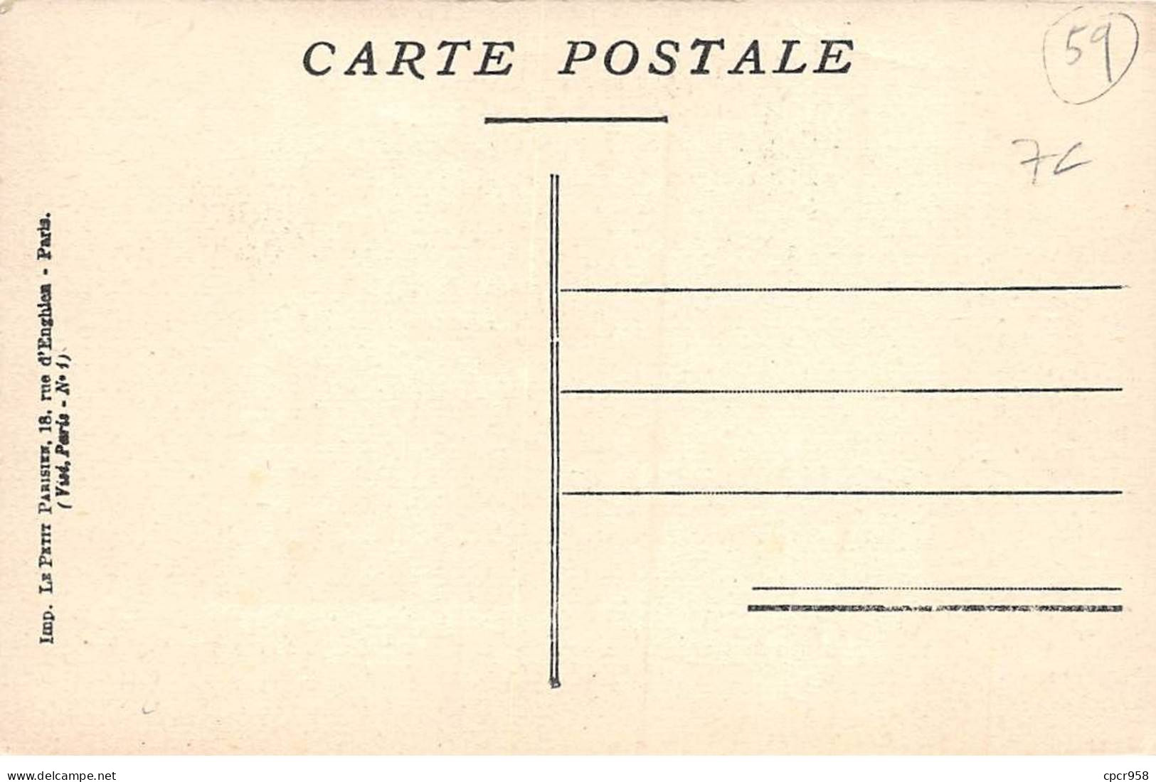 59 - LOOS - SAN35720 - L'Héroïne, Emilienne Moreau Dont Le Petit Parisien Publie En Ce Moment Les Mémoires - Loos Les Lille