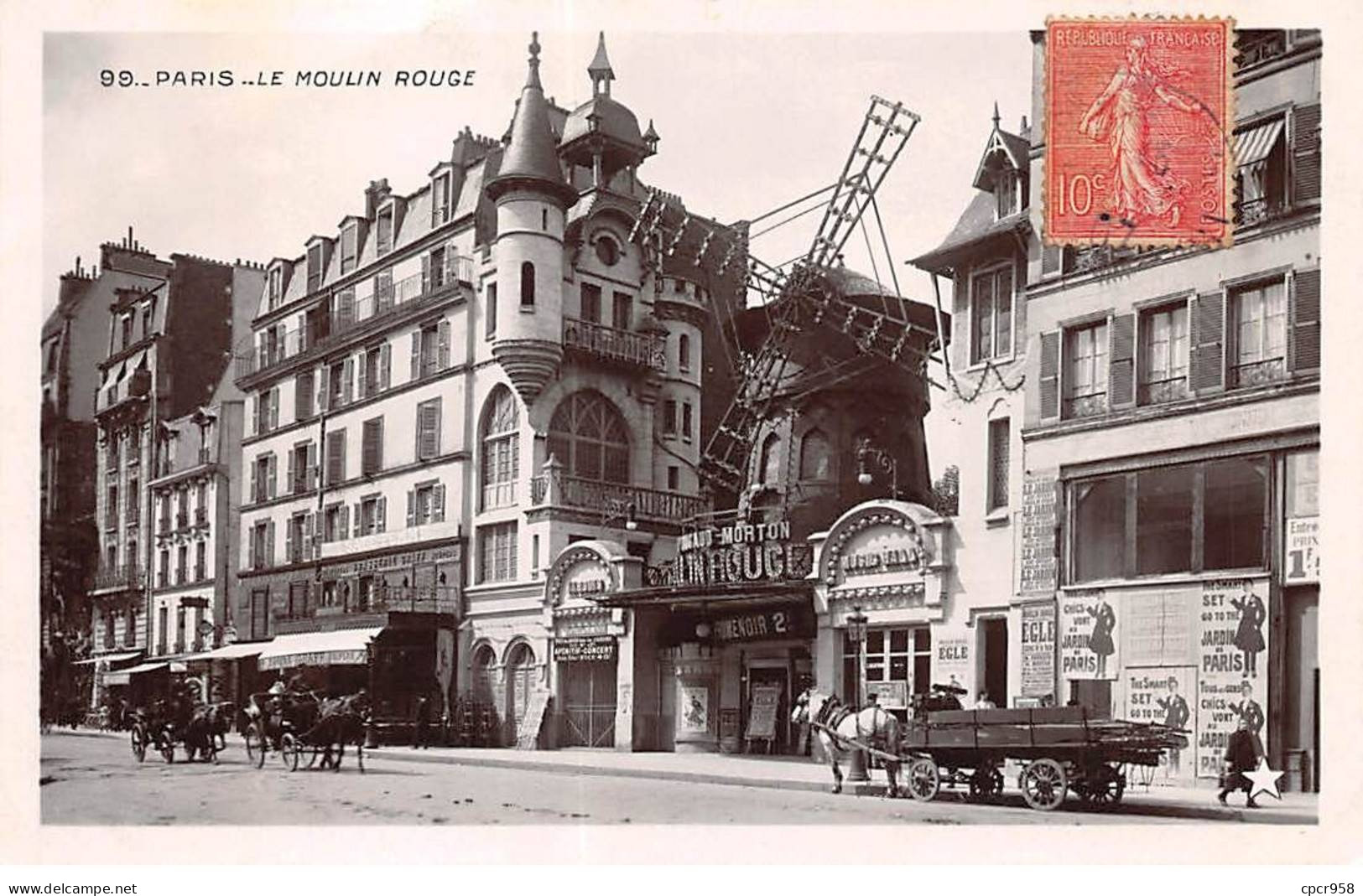 75017 - PARIS - SAN35775 - Le Moulin Rouge - Arrondissement: 17