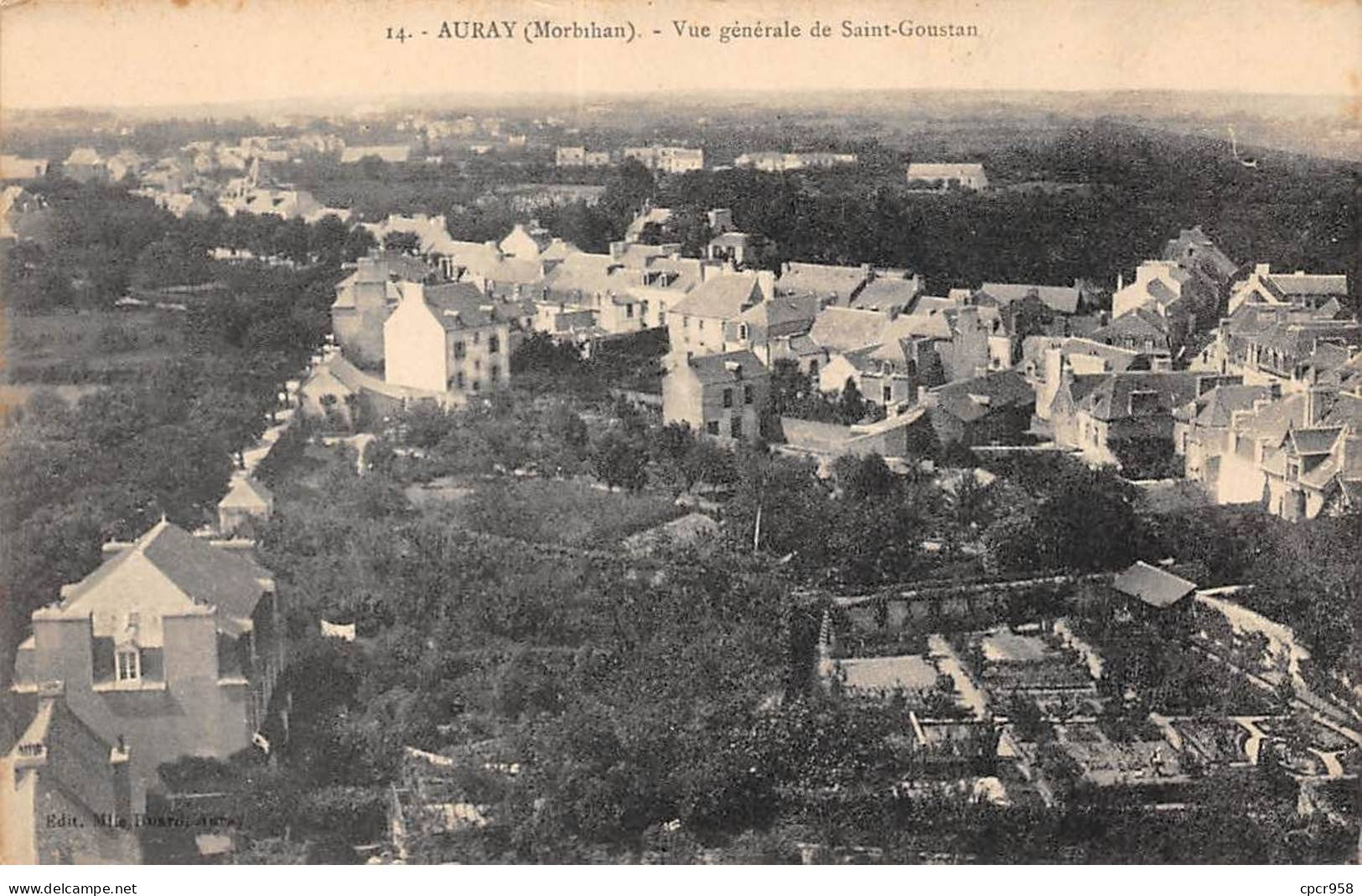 56 - AURAY - SAN35708 - Vue Générale De Saint Goustant - Auray