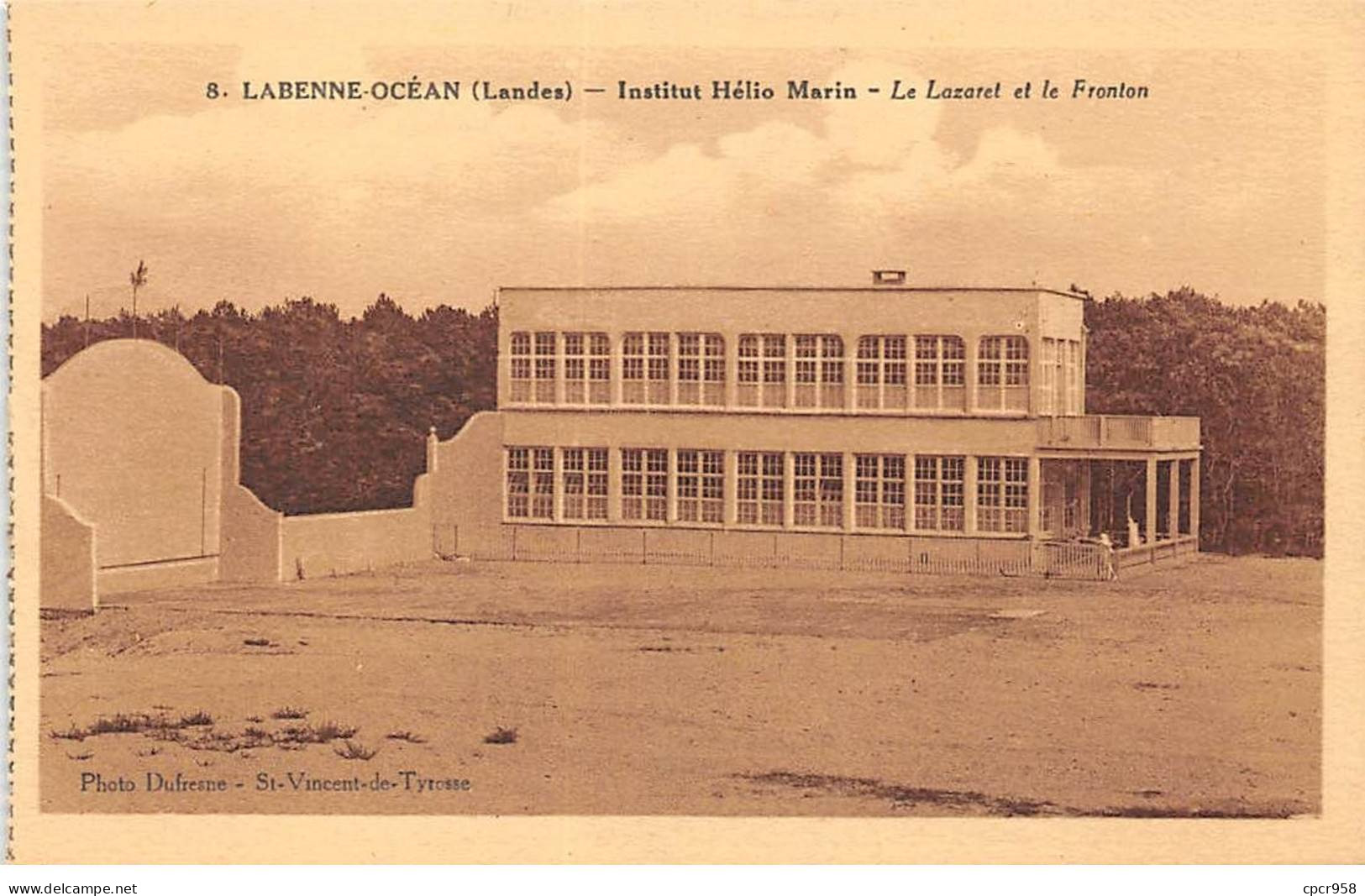40 - LABENNE OCEAN - SAN35650 - Institut Hélio Marin - Le Lazaret Et Le Fronton - Sonstige & Ohne Zuordnung