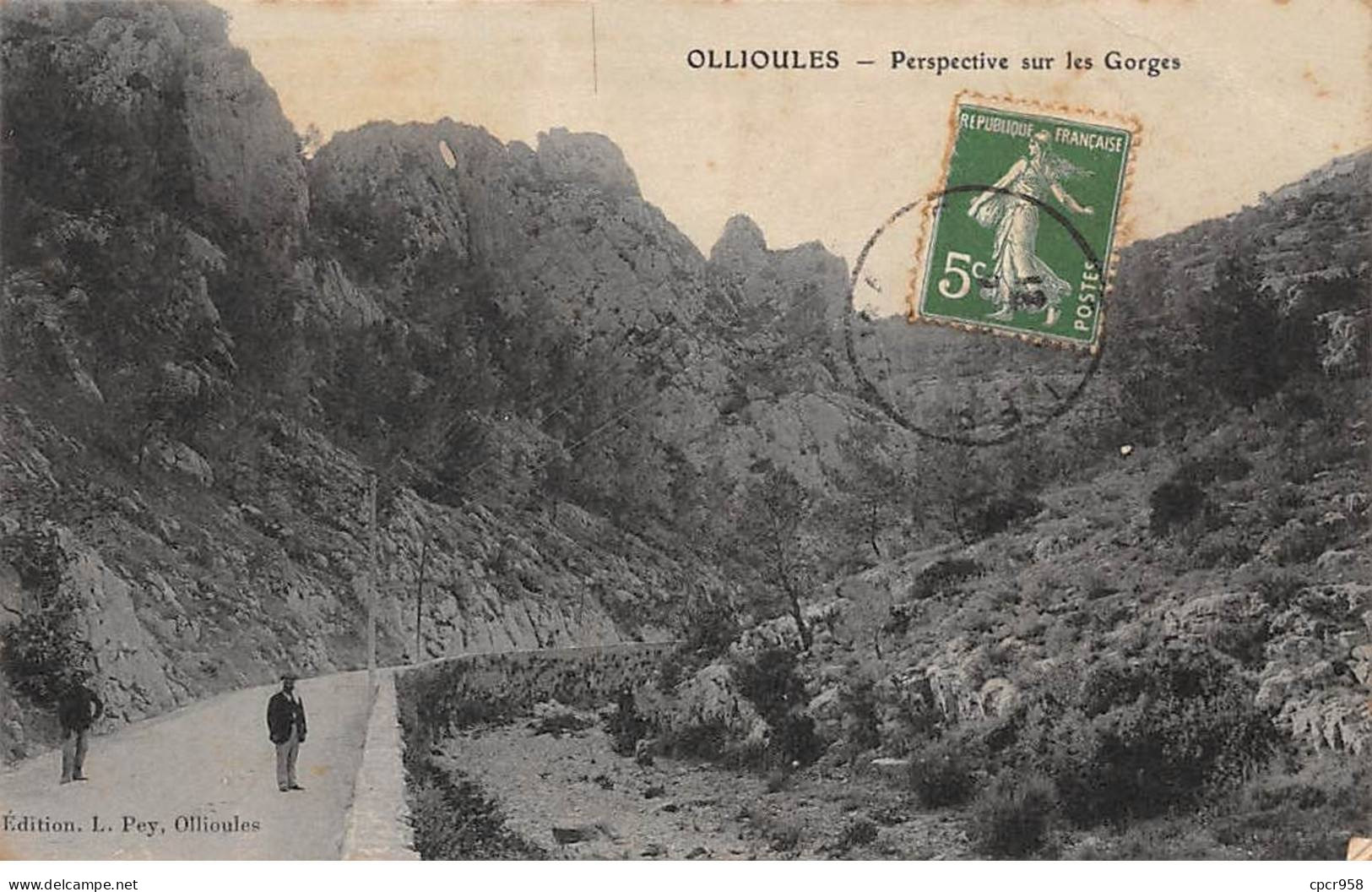 83 - OLLIOULES - SAN42708 - Perspective Sur Les Gorges - Ollioules