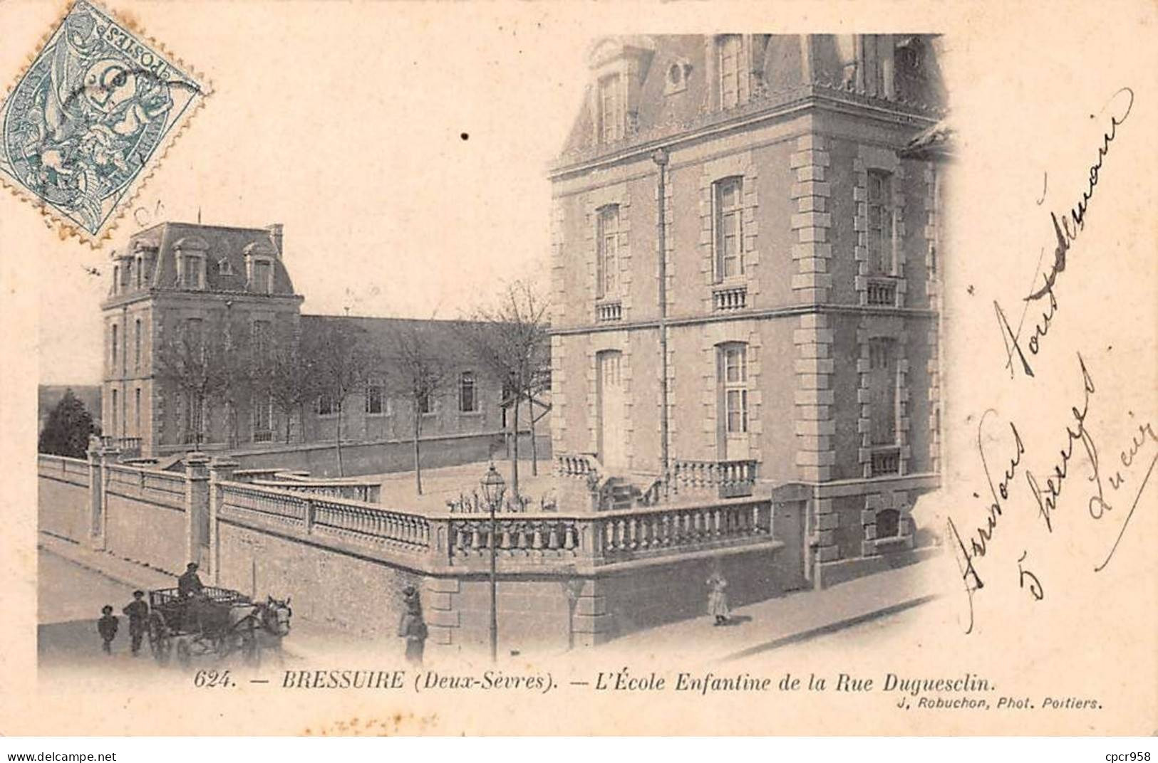 79 - BRESSUIRE - SAN42691 - L'Ecole Enfantine De La Rue Duguesclin - Bressuire