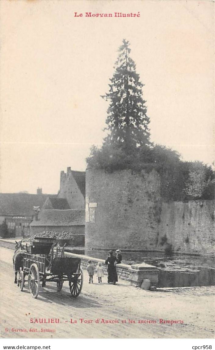 21 - SAULIEU - SAN37118 - La Tour D'Auxois Et Les Anciens Remparts - Saulieu