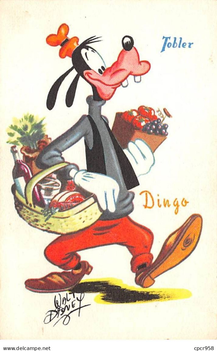 Disney - N°82644 - Tobler - Dingo - Carte Publicitaire - Disneyland