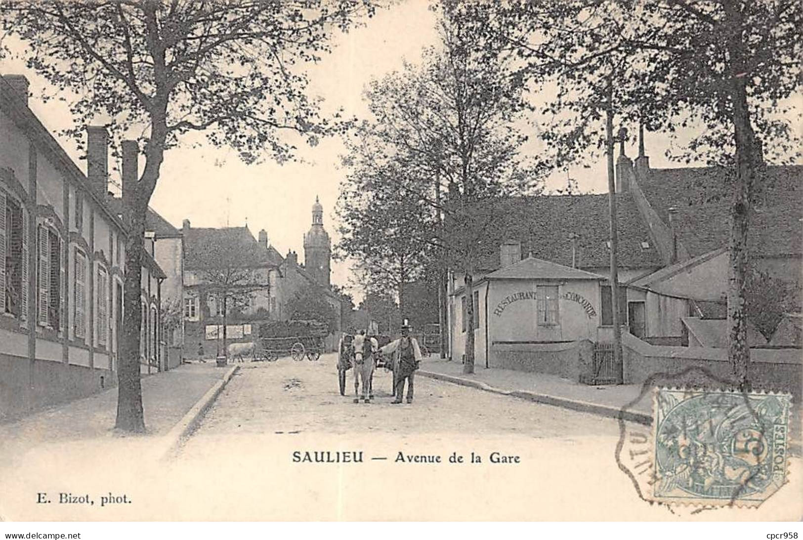 21 - SAULIEU - SAN37163 - Avenue De La Gare - Saulieu